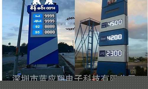 油价警示标志是什么_油价显示屏