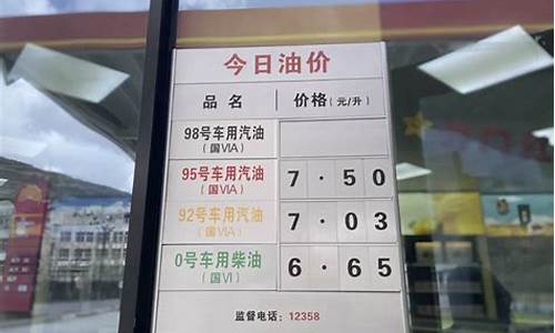 109公里油费多少钱_109公里路油价