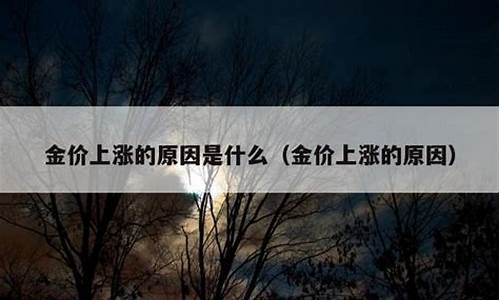 金价动荡的原因_国家维持金价的原因