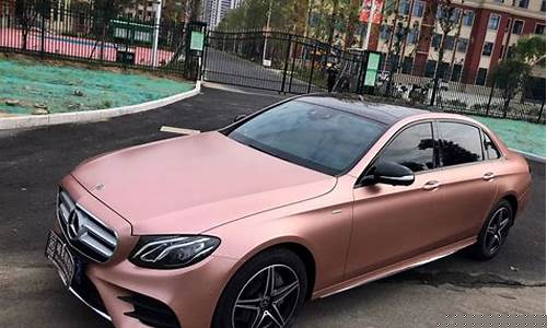 奔驰跑车玫瑰金价格_金色奔驰跑车