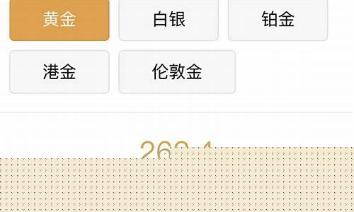 查询金价的_微信查询金价小程序
