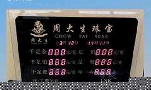 电子物价屏金价屏_电子价格
