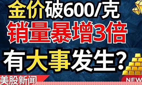 金价暴涨央视新闻_金价暴涨暴跌