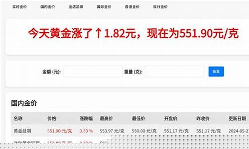 实时项链金价查询_金项链市场价