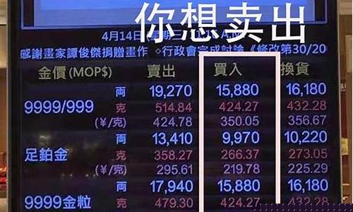 澳门金价重量单位_澳门黄金重量单位